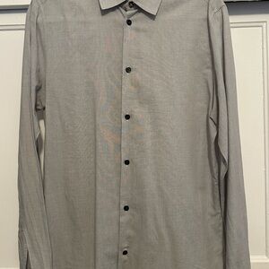 Balenciaga Gray Button Down Shirt size 39